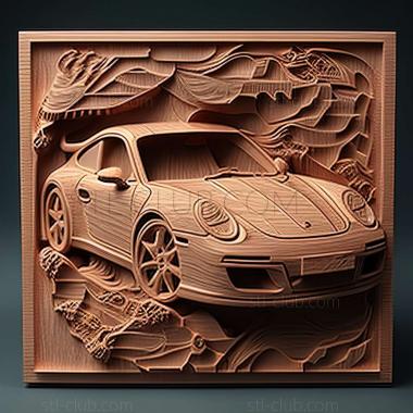 3D мадэль Porsche 911 (STL)